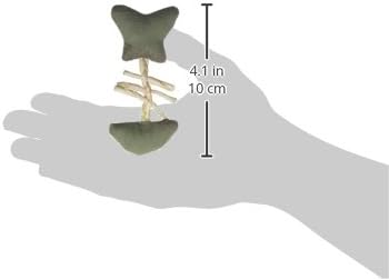 Catit Eco Terra Natural Linen Toy with Raffia, Green Fish