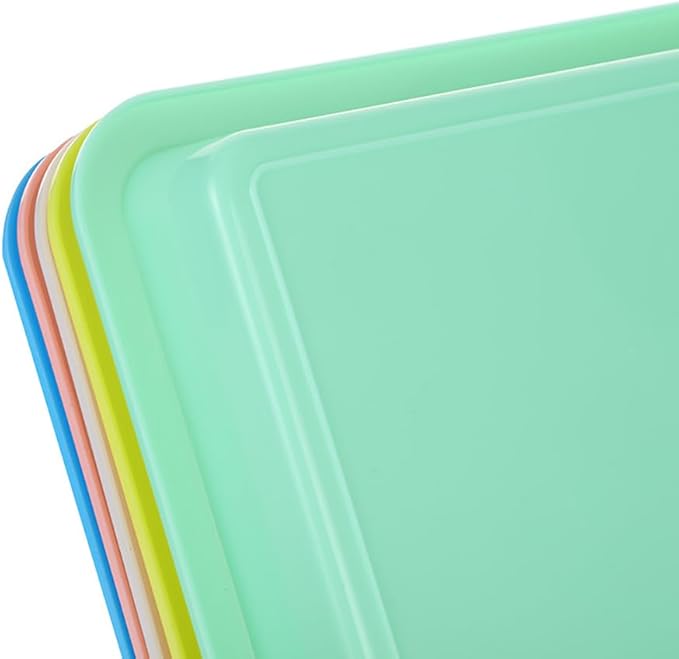 5 Pcs Cat Open Top Litter Boxes Small Kitten Litter Boxes Large Rabbit Litter Pans Cat Litter Box Trays Plastic Art Trays Bunny Toilets