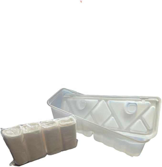 200 count Cat Litter Box Liner Bags - Compatible with LitterMaid, Nature's Miracle, and Self-Cleaning Waste Receptacles