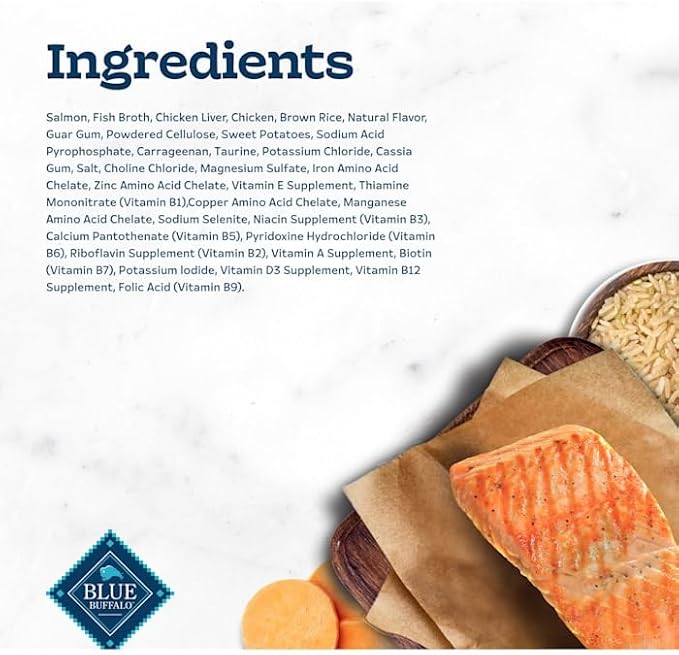 Blue Buffalo Blue Tastefuls Salmon Entree Pate Wet Cat Food, 3 Ounce (Pack of 1)