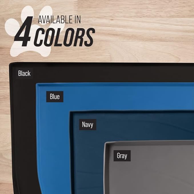 Leash Boss Fountain Mat, Silicone Water Mat Designed for Pet Fountains, Dog Gravity Water Bowls, Automatic Dispensing Cat Feeders