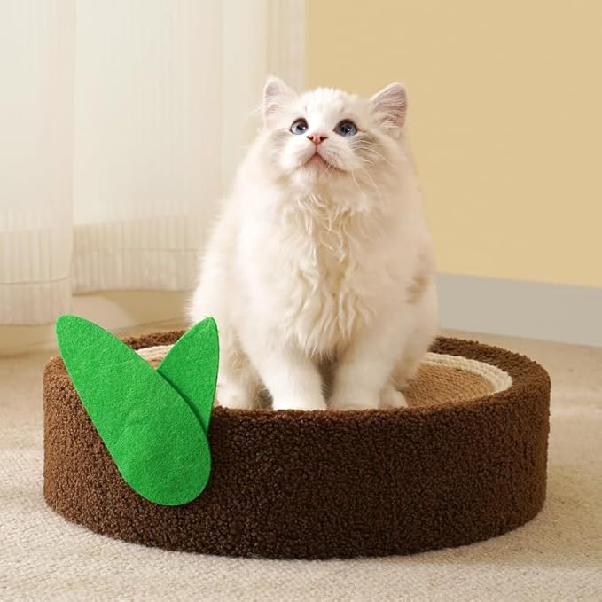 Fruit Cat Scratching Board,Sisal Cat Scratching Board,Orange Cat Litter,Fruit Coconut Cat Scratching Basin,Green Cat Bed,Watermelon Cat Scratching Board,Wear-Resistant Cat Cat Products (Copra)