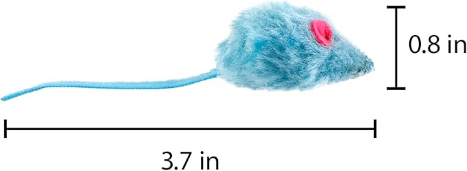 Hartz Cattraction Kitty Frenzy Cat Toy with 12 Silver Vine & Catnip Mice, Multi, All Breed Sizes