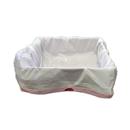 40 Count Cat Litter Box Liners 4 Pack With Drawstring Extra Heavy Duty Jumbo Size