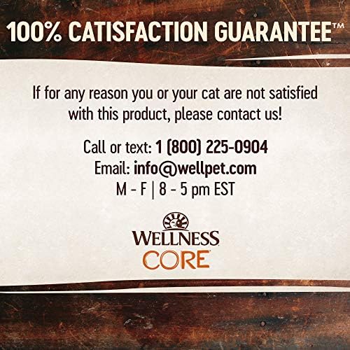 Wellness CORE Tiny Tasters Pate Adult Wet Cat Food, Natural, Protein-Rich, Grain Free, 1.75-Ounce Pouch, 12 Pack, (Duck Pate)