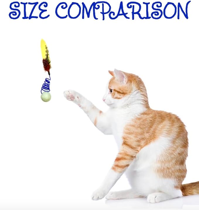 Durable, Throwable, Springable Cat Toy (3 per Pack)!