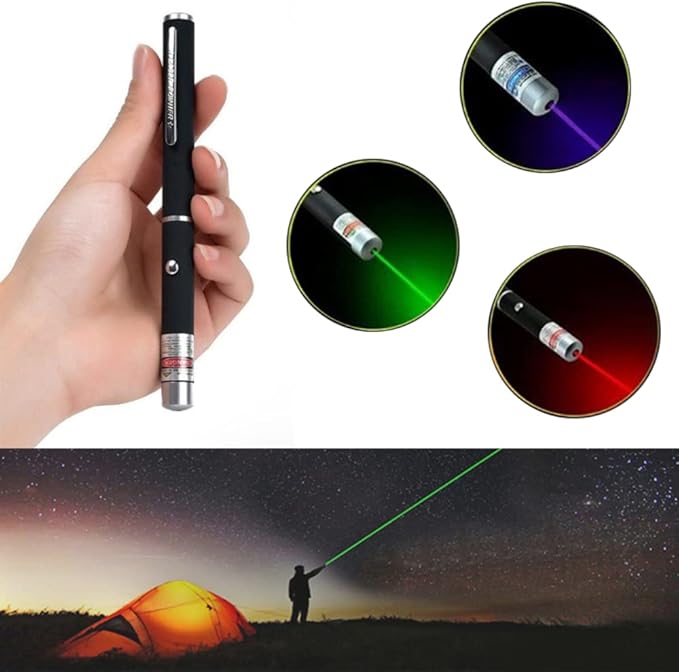 Laser Pointer for Cats Dogs Rechargeable Cat Laser Toys Interactive Cat Toys for Indoor Pet Toys Laser Presentation Remotes Red Light (1 PCS Pack Red Light, USB Rechargeable)