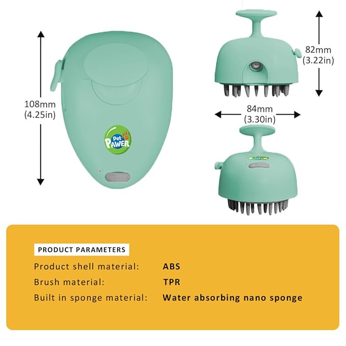 4 in 1 Cat Steam Brush for Shedding, Rechargeable Cat Brush with Steam, Steam Pet Hair Brush for Indoor Cats, Massage, Cleaning, Shedding, Combing & Remove Floating Hair All In One