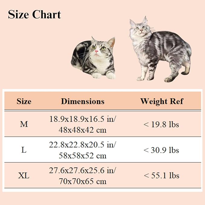 Cat Fairytale Bed, Cute Semi-Enclosed Ventilated Indoor Decoration House with Shade Cover for All Seasons (Green,Medium)