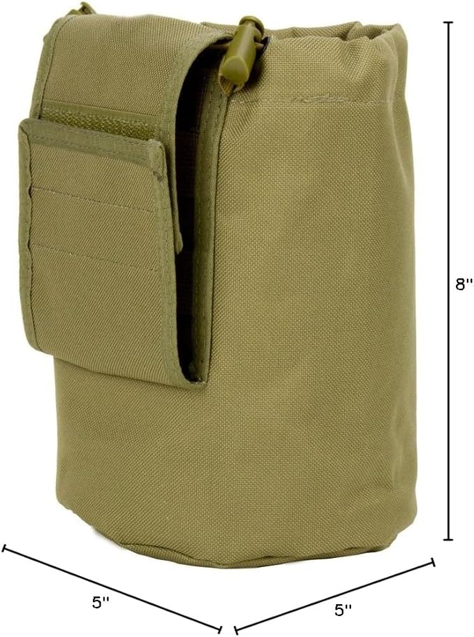3VGEAR Folding MOLLE Dump Pouch - Tactical Recovery Dump Bag with YKK Annex Clips, Reinforced MOLLE and Rugged 600D Water-Resistant Polyester Drop Pouch