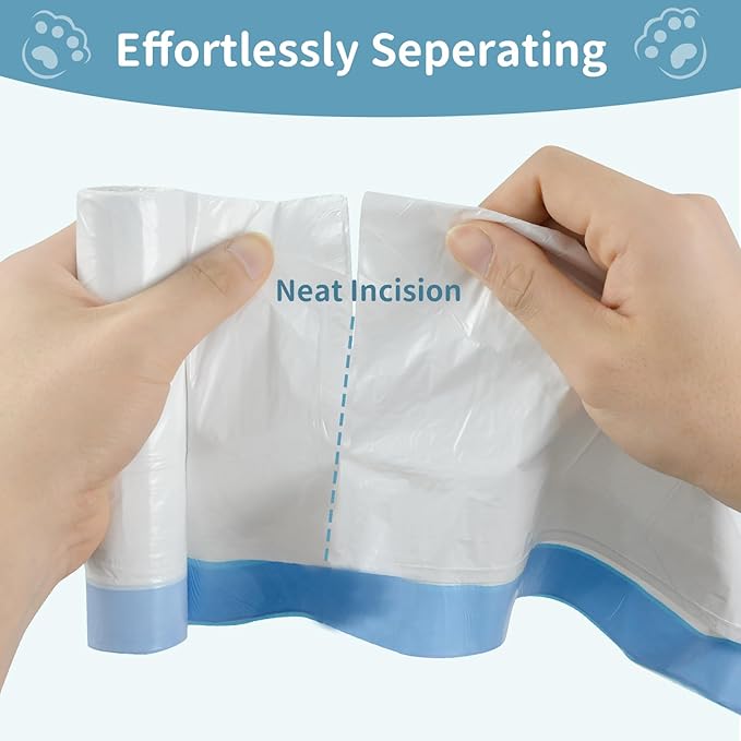 50 PCS Self Cleaning Cat Litter Box,Drawstring Cat Litter Box Liners,Scoop Free Automatic Cat Litter Box Extra Large Litter Box measures 23" x 15.7"