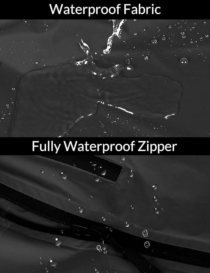 baleaf Men's Rain Jacket Waterproof Windbreaker Running Cycling Golf Hiking Gear Hood Lightweight Reflective Packable