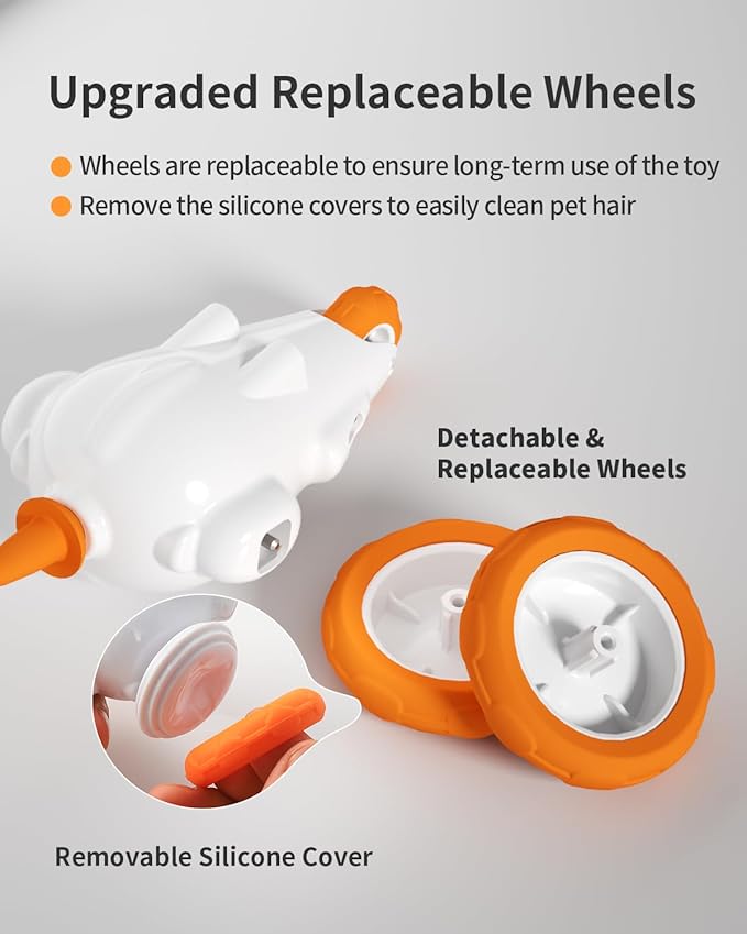 Replacement Wheels for Interactive Mouse Cat Toy