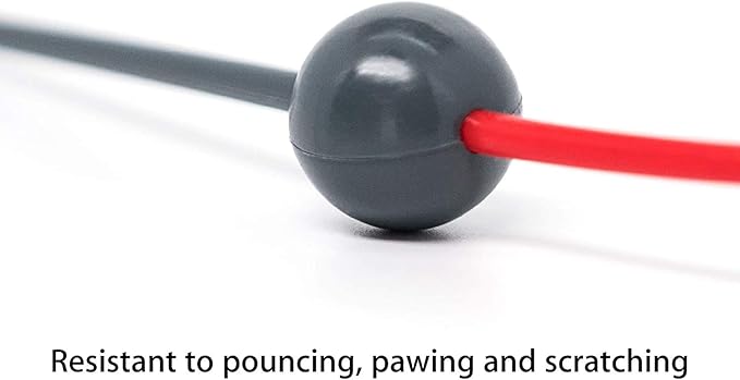 Buyter 3 pcs Replacement Wands for Cat's Meow Motorized Cat Toy Mouse Tail Refills(Only Applicable to Brand cat Meow Toys)