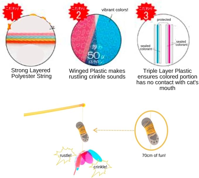 Pez Route (Petz Route) Cat Toy Kashakasha Bunko Dragonfly