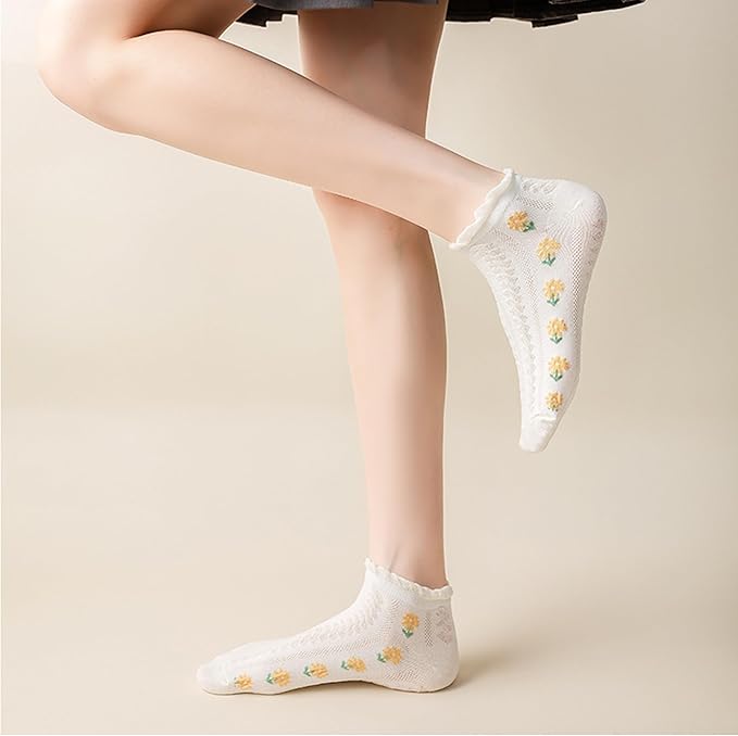 Benefeet Sox Cute Ankle Socks for Women Girls Novelty Patterned Low Cut Cotton Casual Socks Fun Colorful Summer Short Socks