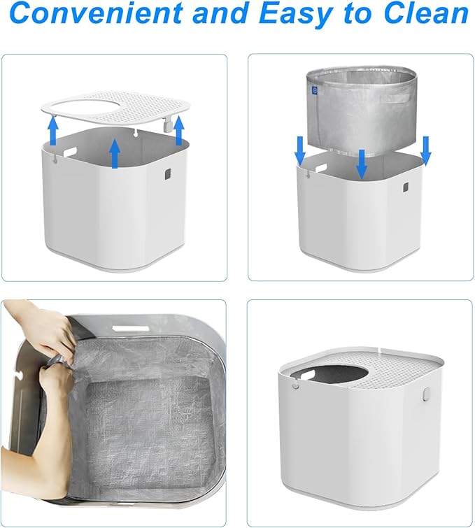 4 Pack Reusable Liners for Mod Kat Cat Litter Box Flip Litter Liners Type A