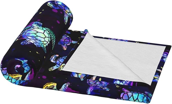 Sea Turtles Blanket Throw Blanket for Bed Soft Cozy Fluffy Couch Blankets Fleece Blanket Throw Gifts for Women Men Girls Boys 50"x40"