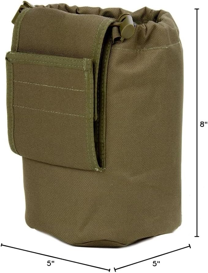 3VGEAR Folding MOLLE Dump Pouch - Tactical Recovery Dump Bag with YKK Annex Clips, Reinforced MOLLE and Rugged 600D Water-Resistant Polyester Drop Pouch