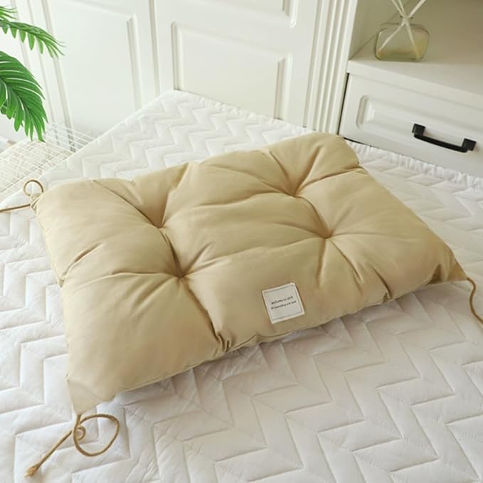 SHENGOCASE 3.15" Thick Soft Cat Kneading Pillow Cushion Bed with Ties for Cat Dog House Perch Shelf, Cushion Pad Padding for Cat Cage Kennel Backpack Carrier