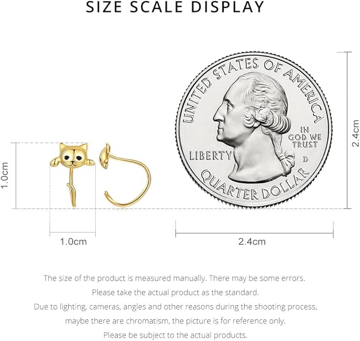 BISAER 925 Sterling Silver Half Huggie Hoop Earrings Cute Cat Dog Panda Animal Earrings for Women Jewelry Gifts