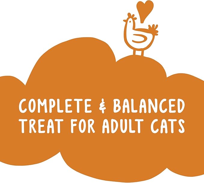 Purina Friskies Made in USA Facilities Cat Treats, Party Mix Chicken Lovers Crunch - (6) 6 oz. Pouches