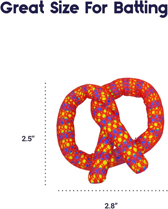 Catstages Catnip Plaque Away Pretzel Dental Cat Chew Toy