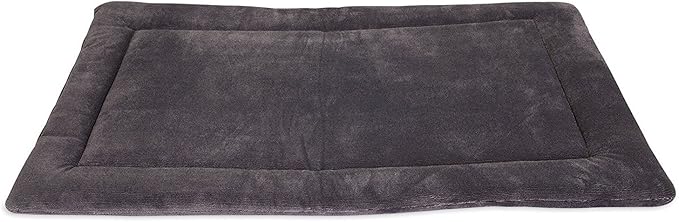 Petmate Aspen Pet Rectangular Kennel Mat, Dark Gray, for 40' Crates