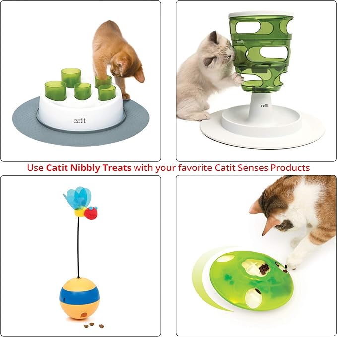 Catit Nibbly Cat Treat, Salmon, 3-pack