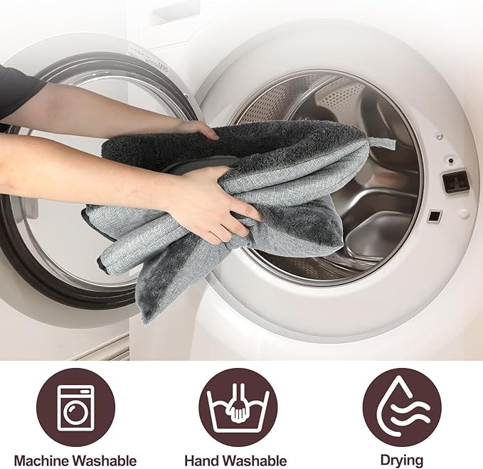 Rypet Heated Cat Bed Cave, Adjustable Temperature Heated Pet Bed Indoor with Timer and Timer, Indoor Cat Cave Bed Cat House with Removable Washable Cushioned Pillow and Chew Resistant Cord Update