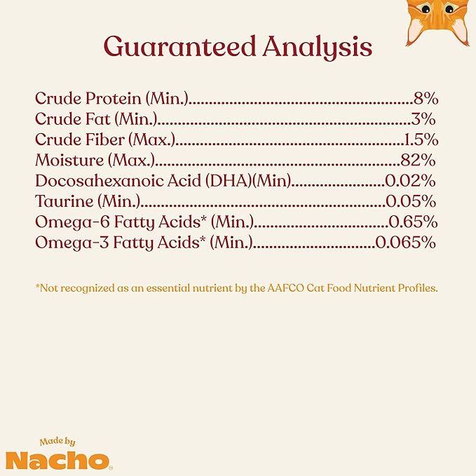 Made by Nacho Wet Cat Food, Cuts in Gravy, Limited Ingredients, Cage-Free Chicken Recipe with Bone Broth for Extra Hydration, (24) 3 oz. Pouches, Limited Ingredients