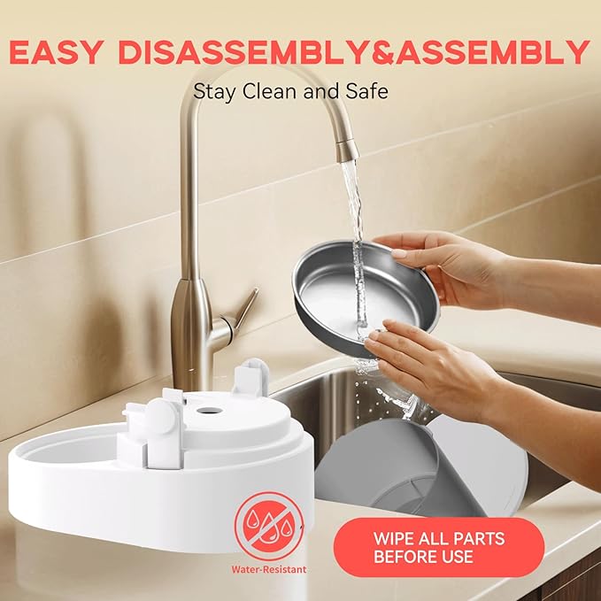 Automatic Cat Feeder and External Camera(2.4/5G WiFi), Rechargable 5G WiFi Pet Feeder with APP Control, 1080P HD Video with Enhanced IR Night Vision,Two-Way Voice Call Camera