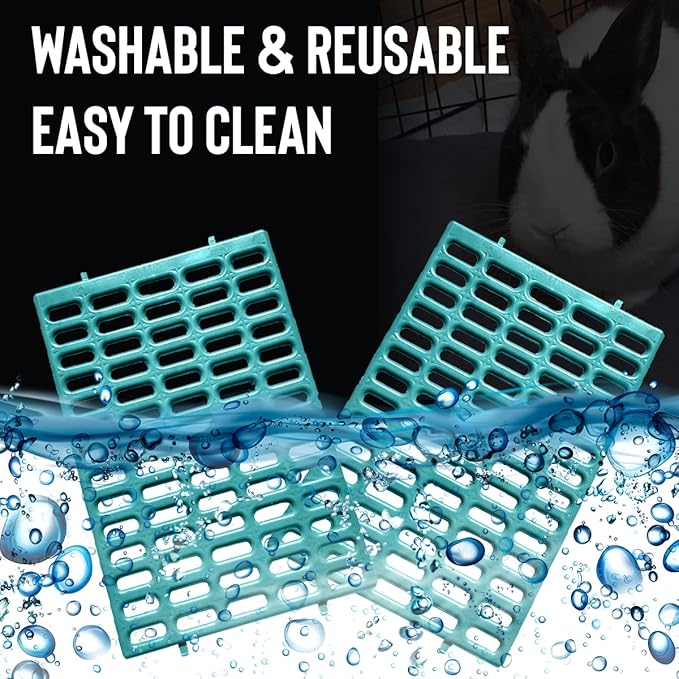 Saguaro Acres Rabbit Cage Resting Mat - Pack of 6 (Teal)