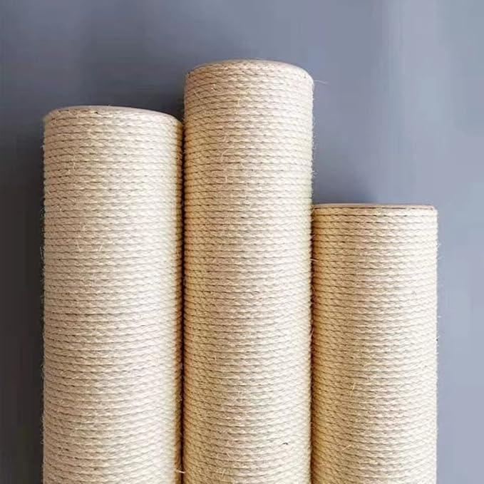 SHENGOCASE 2-Pack 15" L, Ø 2.75" Cat Tree Replacement Post with M8 Bolt, Cat Tower Relacement Post, DIY Cat Scratching Post Replacement Part Pole