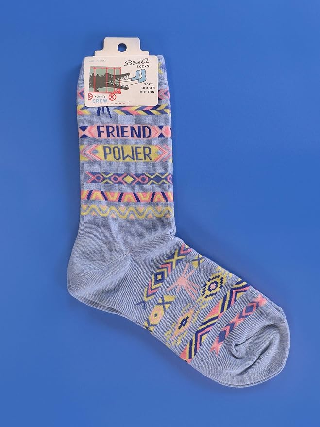 Blue Q Women's Funny Novelty Crazy Crew Socks with Sayings