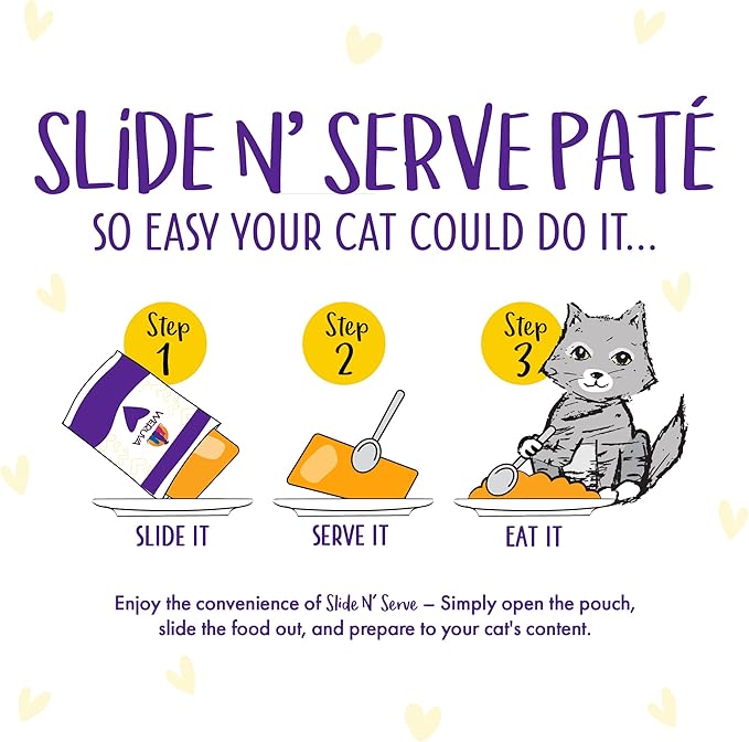 Weruva B.F.F. Play - Best Feline Friend Paté Lovers, Aw Yeah!, Paté Soiree! Variety Pack, 3oz Pouch (Pack of 12)