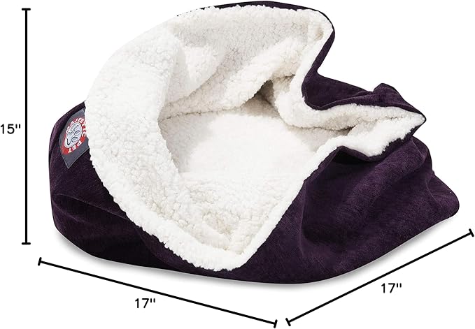 Majestic Pet 17 inch Villa Navy Burrow Cat Bed