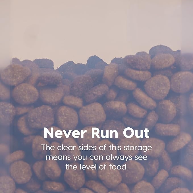 Remington WeatherPro Airtight Dog Food Storage Container, Up to 22 lbs, Attachable Wheels, For Dog Cat Bird and Other Pet Food Storage Bin, Keep Fresh, Translucent Body, Green