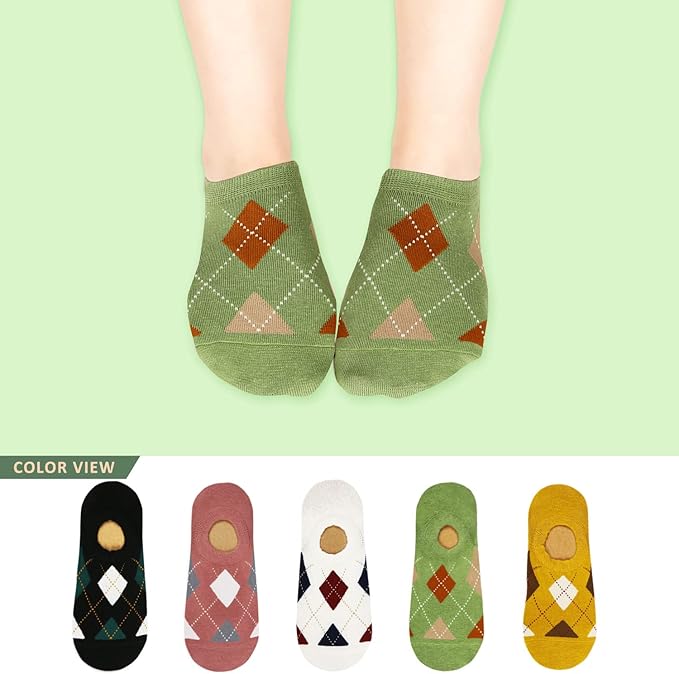 Benefeet Sox Womens Girls Cute No Show Liner Socks Non Slip Funny Patterned Low Cut Socks Novelty Cotton Loafer Footies Sock