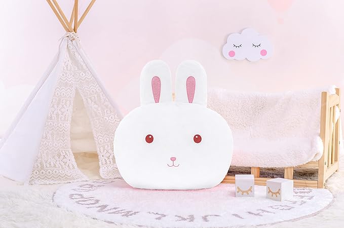 Lazada Bunny Kids Pillow Plush Rabbit Toddlers Bunny Gifts for Girl White 15 Inches
