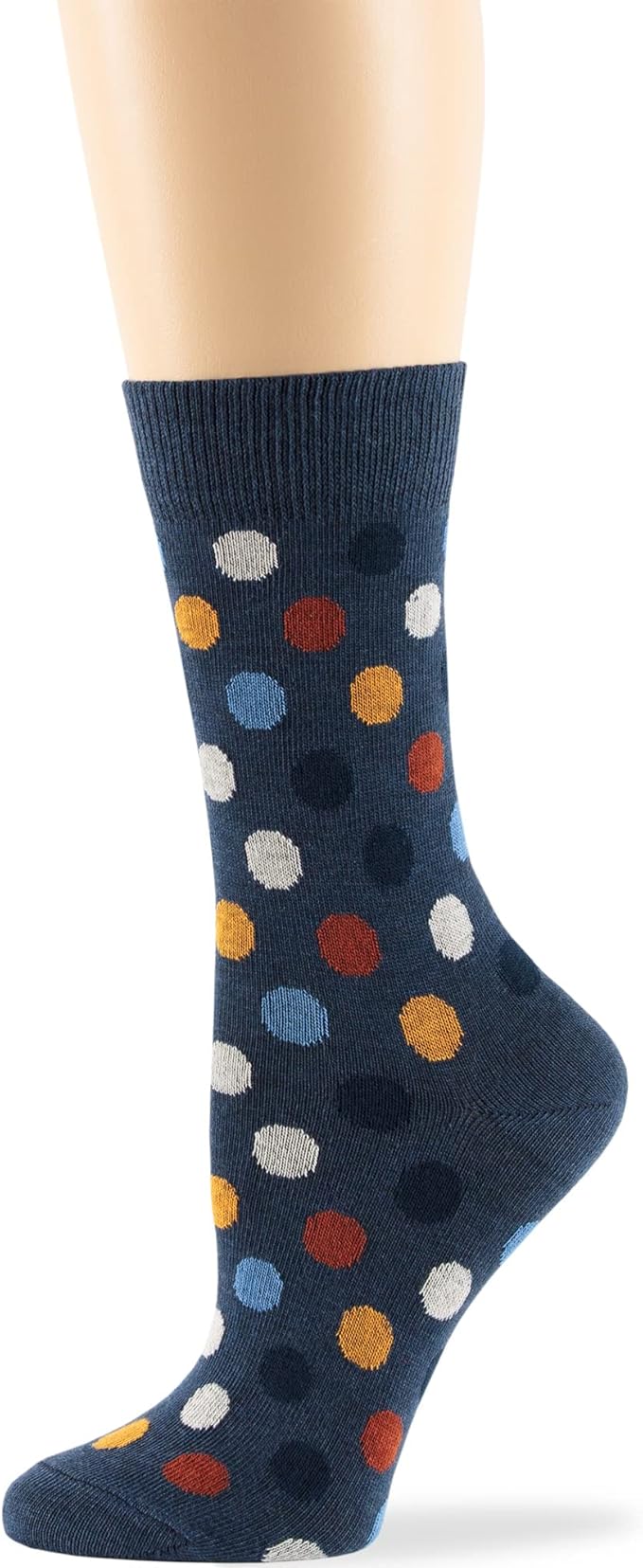 7BIGSTARS KINGDOM Womens Fun Cotton Crew Socks - 4 Pack L/M - Cactus Space Desert Coffee Fox Dog Hedgehog Puppy Flower Bird