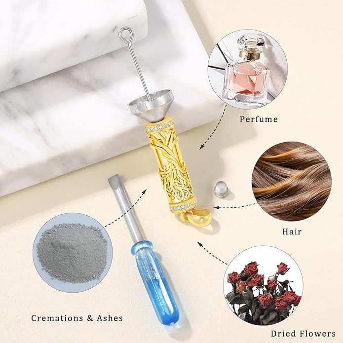 Aniu Cremation Jewelry for Ashes S925 Sterling Silver Urn Necklace Memorial Necklace for Human Ashes of Loved Ones Keepsake Pendant for Men Women