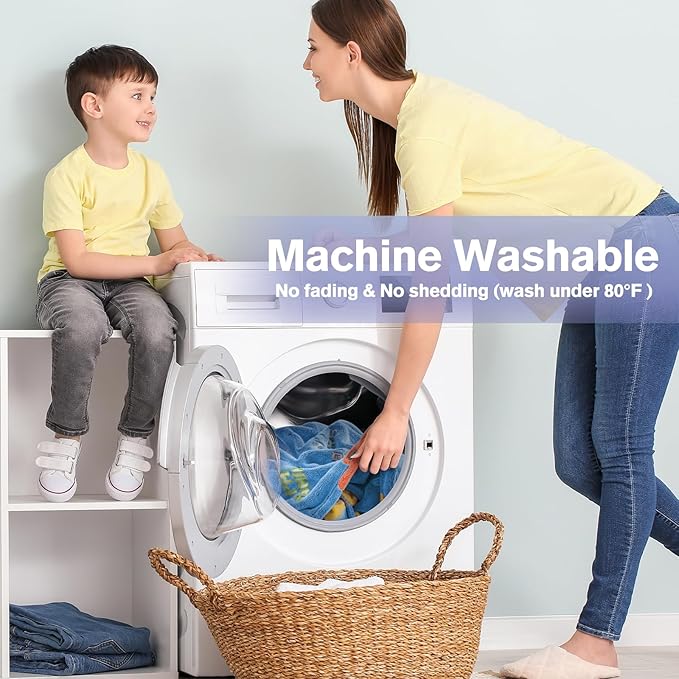 Levens Glow in The Dark Gaming Blanket for Boys - Christmas Easter Valentine's Gifts Toys for Teens, Gamer Stuff Controller Throw Decor Presents Kids Age 8 9 10 11 12 13 14 15 Year Old Boy 50"x60"