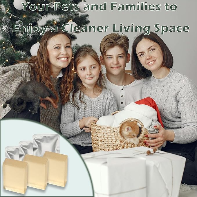 6 Pack Pet Odor Eliminator for MeoWant Automatic Cat Litter Box, Pet Odor Control Deodorant Gel for MeoWant Self-Cleaning Cat Litter Box