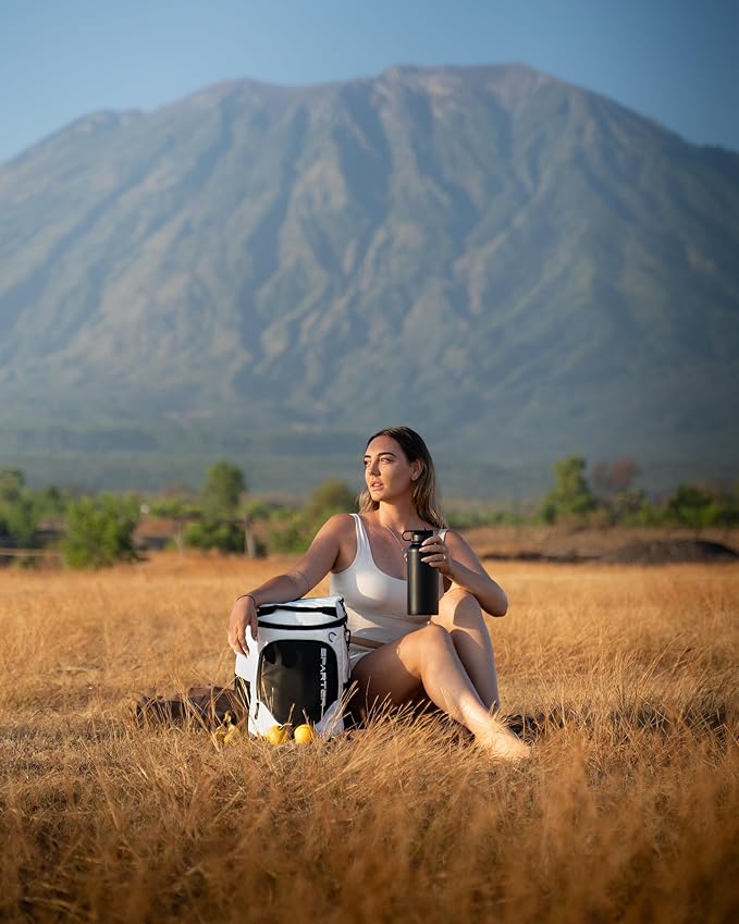 Backpack Cooler Insulated Leak Proof 30/45 Cans, 2 Insulated Compartments Thermal Bag, Portable Lightweight Beach Travel Camping Lunch Backpack for Men and Women