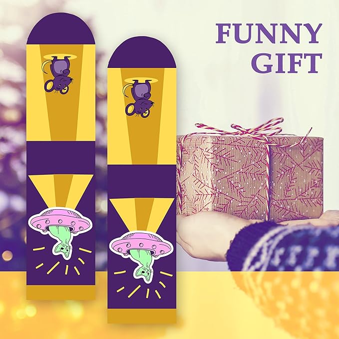 AGRIMONY Funny Cat Dog Socks for Women Teen Girls-Animal Novelty Cute Socks-Mothers Day Cat Dog Mom Gifts Stocking Stuffers