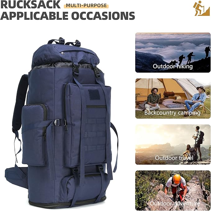 100L Camping Hiking Military Tactical Backpack Outdoor Climbing Sport Bags for Camping,Backpacking