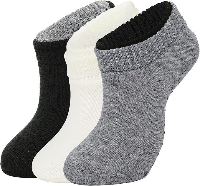 American Trends Fuzzy Socks for Women with Grippers Non Slip Christmas Socks