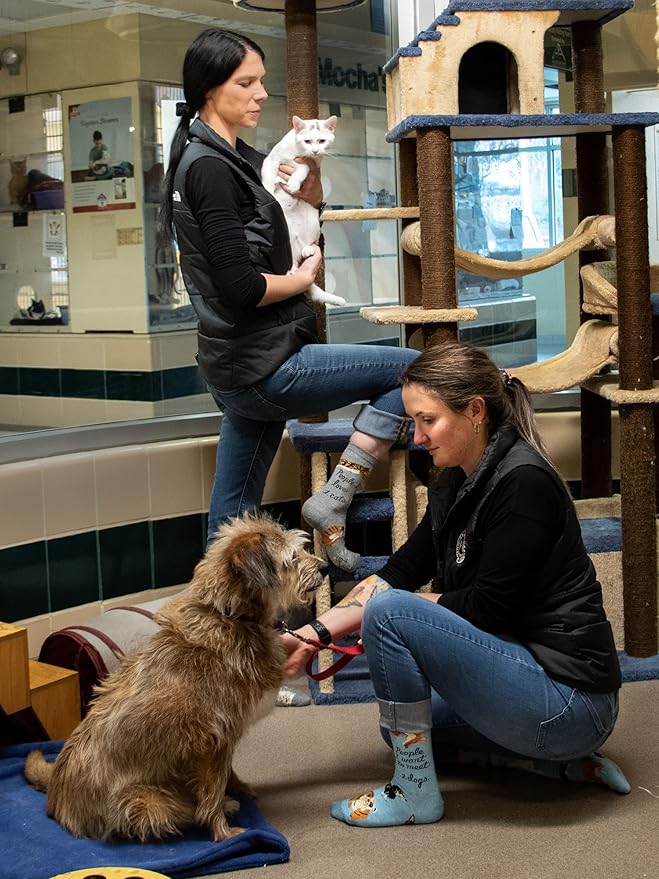 Blue Q Women's Funny Novelty Crazy Crew Socks with Sayings