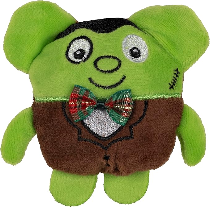 NEON Monster Mice: 5pc Catnip Cat Toy Set (Cyclops-Mouse, Dracu-Mouse, Franken-Mouse, Mum-Mouse, Skele-Mouse)